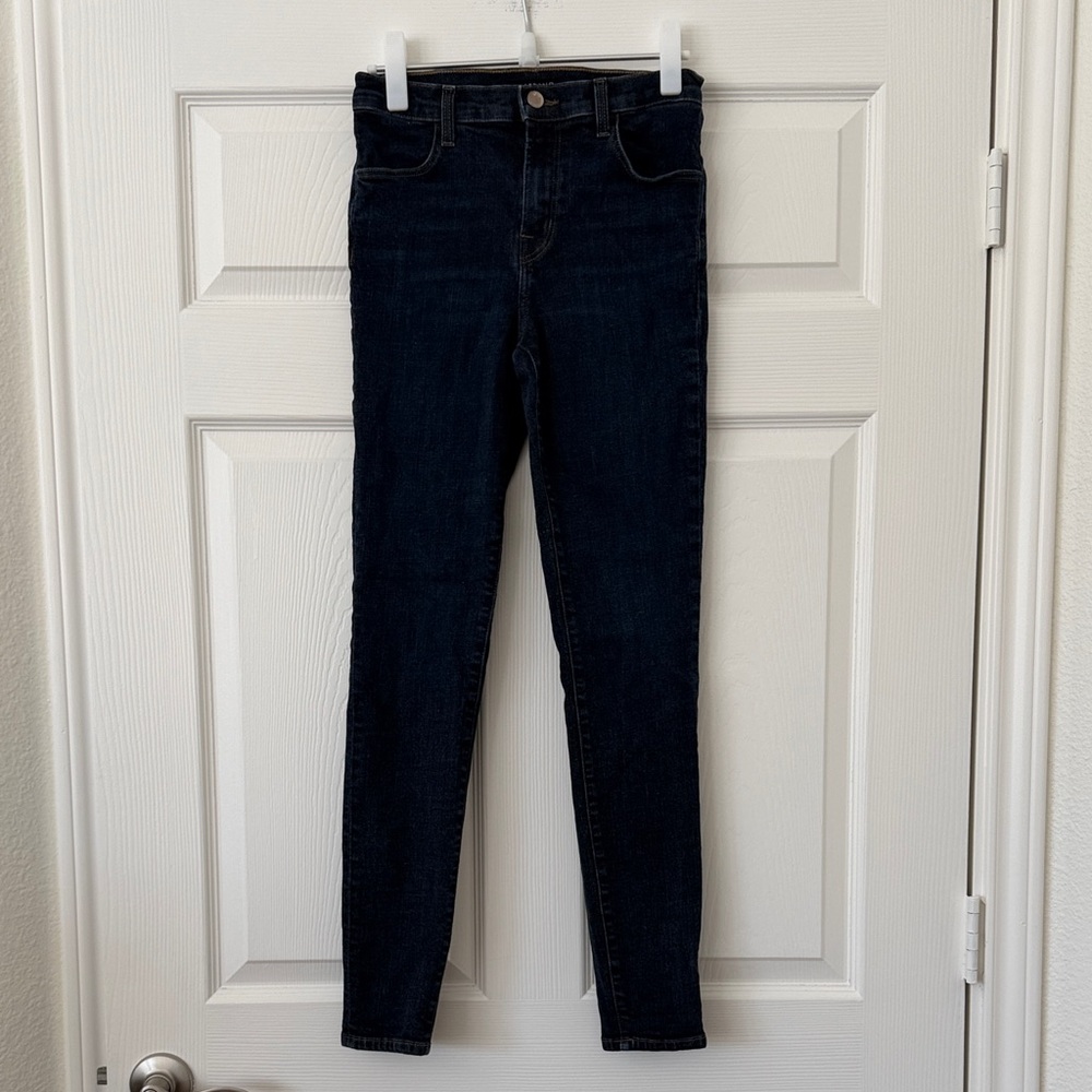 J Brand High Rise Maria Dark Rinse Size 28 EUC